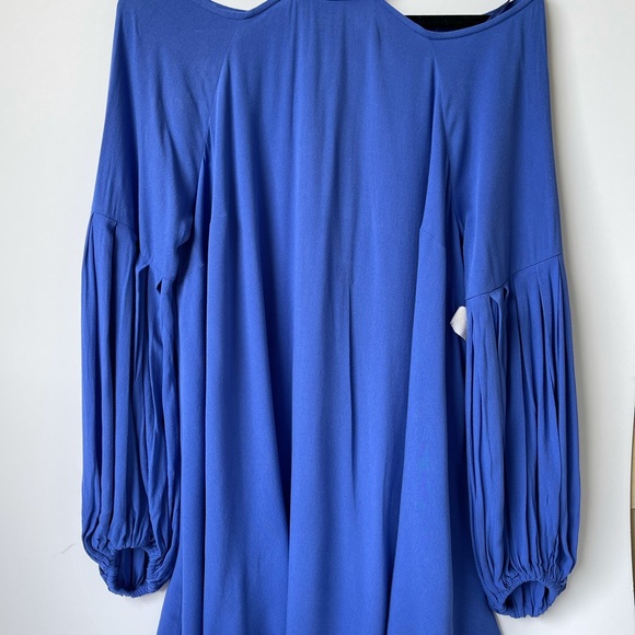 Free People Drift Away Cold Shoulder Tunic Top M - Picture 9 of 9